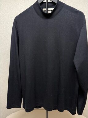 Perry Ellis Black Turtleneck Sweater
